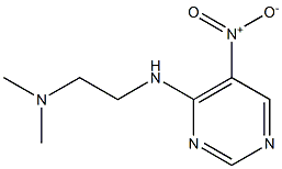 N,N-dimethyl-N'-(5-nitropyrimidin-4-yl)ethane-1,2-diamine 结构式