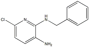 N2-benzyl-6-chloropyridine-2,3-diamine 结构式