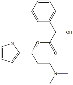 (1r)-3-(Dimethylamino)-1-(2-thienyl)propan-1-ol
mandelate 结构式