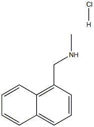 N-(1-Naphthyl methyl)methylamine
Hydrochloride 结构式