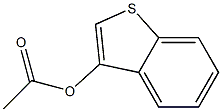 benzothiophen-3-yl acetate 结构式