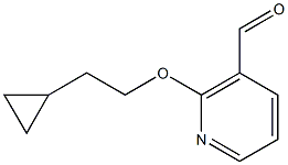 2-(环丙基乙氧基)吡啶基甲醛 结构式