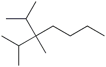 2,3-dimethyl-3-isopropylheptane 结构式