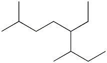 2,6-dimethyl-5-ethyloctane 结构式