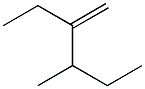 3-methyl-2-ethyl-1-pentene 结构式