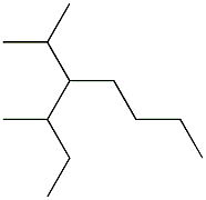 3-methyl-4-isopropyloctane 结构式