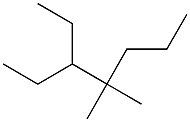 4,4-dimethyl-3-ethylheptane 结构式