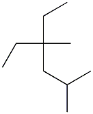 4-ethyl-2,4-dimethylhexane 结构式