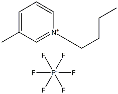 1-N-BUTYL-3-METHYLPYRIDINIUM HEXAFLUOROPHOSPHATE 结构式