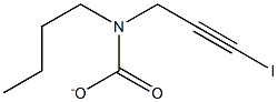 IODOPROPARGYLBUTYLCARBAMATE 结构式