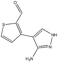 (3-AMINO-1H-PYRAZOL-4-YL)2-THIENYL METHANONE 结构式