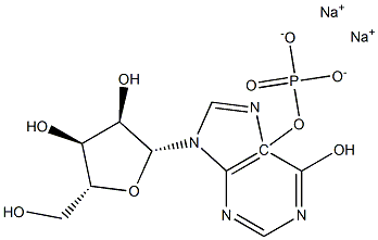 DISODIUM INOSINE-5-MONOPHOSPHATE - FOOD GRADE 结构式