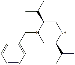 (2S,5S)-1-BENZYL-2,5-DI(PROPAN-2-YL)PIPERAZINE 结构式