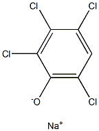 2:3:4:6-四氯苯酚鈉 结构式