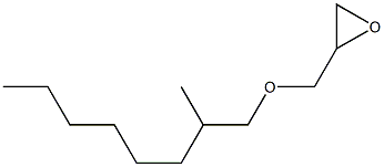 2-甲基辛基環氧丙基醚 结构式