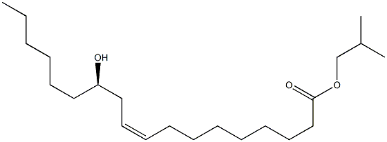 蓖麻油酸異丁酯 结构式