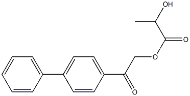 乳酸聯苯甲醯甲酯 结构式