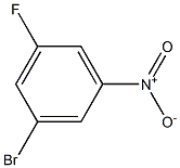 3-氟-5-硝基溴苯 结构式