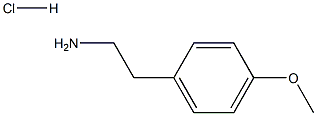 4-METHOXYPHENETHYLAMINE HYDROCHLORIDE 结构式