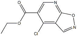 ethyl4-chloroisoxazolo[5,4-b]pyridine-5-carboxylate 结构式