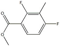 2,4-DIFLUORO-3-METHYLBENZOICACID METHYL ESTER 结构式