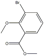 3-BROMO-2-METHOXYBENZOIC ACID METHYL ESTER 结构式