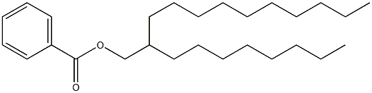 2-Octyldodecyl benzoate 结构式