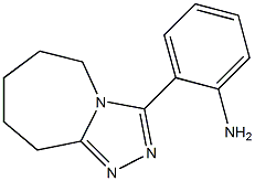 2-(6,7,8,9-TETRAHYDRO-5H-[1,2,4]TRIAZOLO[4,3-A]AZEPIN-3-YL)ANILINE 结构式