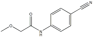 N-(4-CYANOPHENYL)-2-METHOXYACETAMIDE 结构式