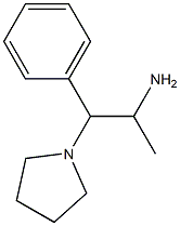 1-METHYL-2-PHENYL-2-PYRROLIDIN-1-YLETHYLAMINE 结构式