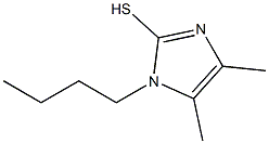 1-BUTYL-4,5-DIMETHYL-1H-IMIDAZOLE-2-THIOL 结构式