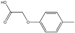 2-(4-METHYLPHENOXY)ACETIC ACID 结构式