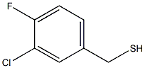 3-CHLORO-4-FLUOROBENZYL MERCAPTAN 97% 结构式