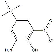 2-AMINO-4-TERT-BUTYL-6-NITROPHENOL 98% 结构式