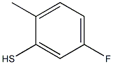 5-FLUORO-2-METHYLTHIOPHENOL 97% 结构式