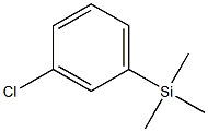 1-(TRIMETHYLSILYL)-3-CHLOROBENZENE 96% 结构式