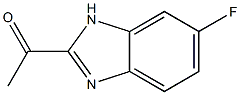 1-(6-FLUORO-1H-BENZIMIDAZOL-2-YL)ETHANONE 结构式