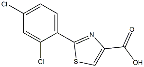 2-(2,4-DICHLOROPHENYL)THIAZOLE-4-CARBOXYLIC ACID, 95+% 结构式