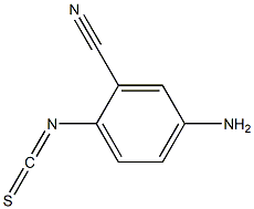 4-AMINO-2-CYANOPHENYLISOTHIOCYANATE 97% 结构式