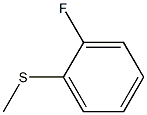 2-FLUOROTHIOANISOLE 98% 结构式