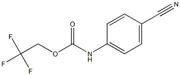 2,2,2-TRIFLUOROETHYL 4-CYANOPHENYLCARBAMATE 结构式