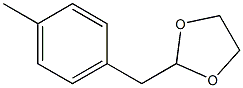 4-(1,3-DIOXOLAN-2-YLMETHYL)TOLUENE 96% 结构式