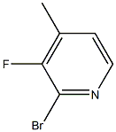 2-BROMO-3-FLUORO-4-PICOLINE,98% 结构式