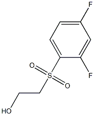 2,4-DIFLUOROPHENYLSULFONYLETHANOL 98% 结构式