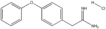2-(4-PHENOXY-PHENYL)-ACETAMIDINE HCL 结构式
