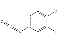 2-FLUORO-4-ISOCYANATO-1-METHOXYBENZENE 结构式