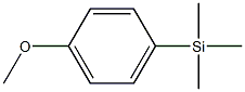 4-(TRIMETHYLSILYL)ANISOLE 96% 结构式