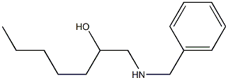 1-Benzylamino-heptan-2-ol 结构式