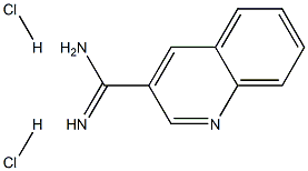 Quinoline-3-carboxamidine 2HCl 结构式