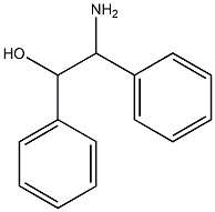 trans-2-Amino-1,2-diphenyl-ethanol 结构式